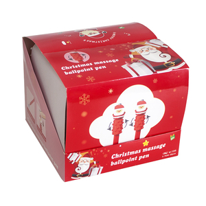 O & Q Hot Bán giáng sinh Tặng Bút bấm vào thiết kế bóng-điểm massage 0.7 mét nhựa bằng văn bản cho văn phòng phẩm và sử dụng quảng cáo - Product Image 6