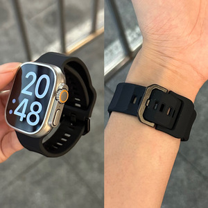 Correa de Reloj Deportiva de Silicona, Correa Suave Impermeable Compatible con Relojes Inteligentes de 38 40 41 42 44 45 49 mm <span class=keywords><strong>para</strong></span> Hombre y Mujer - Product Image 2