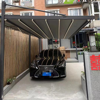 Auvent de pergola pliable sur mesure pour usage commercial et résidentiel |   Montage facile, anti-corrosion, écologique