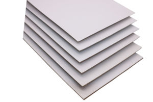 Precio bajo por rollo de hoja 300G Material reciclado Tablero trasero gris Papel dúplex - Product Image 4