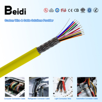 Cable blindado multicore UL2464 con cobre flexible trenzado para conexión de periféricos de computadora y monitor