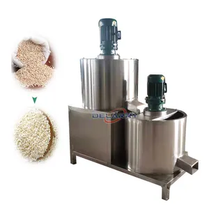 Labor Saving Sesame Seeds Cleaning Machine / Sesame Washing Peeling Machine