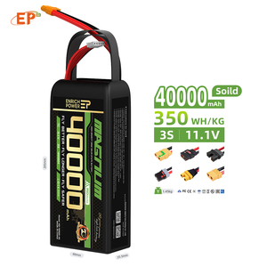 EP Lipo Drone Pil Paketi 3S 11.1V 40000mAh 40ah 11.1V 35.5*90*205mm 1450g 444Wh Toptan Özel Polimer Li-ion - Product Image 1