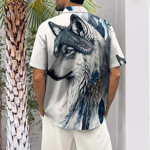 <b>Mens</b>' Hawaiian <b>Shirts</b> Short-Sleeved Button Down <b>Shirt</b> Standard-Fit Casual Loose Fit <b>Shirts</b> - Product Image 6