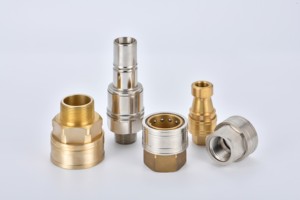 Nhật Bản phong cách tsf áp lực cao đồng thau thẳng phụ kiện ổ cắm nữ chủ đề thủy lực nhanh chóng phát hành khớp nối không van - Product Image 5