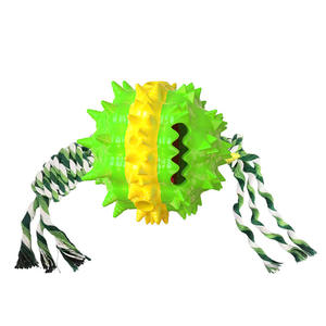 צעצועי כלבים מחומר TPR עם תכונות של פיזור אוכל, צלילים, גריסה ומשחק משיכה - Product Image 4