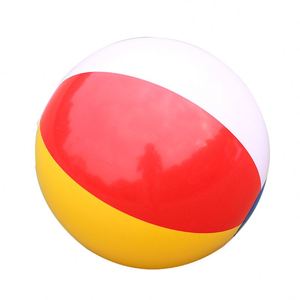 Pelota de playa inflable colorida de PVC respetuosa con el medio ambiente de alta calidad con logotipo personalizado - Product Image 1
