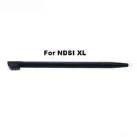 Stylet tactile capacitif passif télescopique en métal noir et plastique Tideseer pour Nintendo 2DS/3DS Wii U NDS/NDSI/NDSL