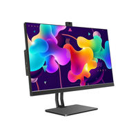 Computadora de Escritorio Todo en Uno de 24 Pulgadas, Core I3/i5/i7, SSD, DDR4, 8GB, 256GB, Conjunto Completo AIO Monobloque Barebone para Juegos, Oficina y Negocios