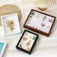 Cadre photo 3D moderne personnalisable en bois, matériau MDF, format A3 5x7, décoration murale suspendue carrée