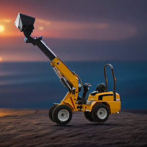 Offre Spéciale 1ton 2ton mini-chargeur agricole TH180 modèle 4 tracteur de chargeur de roue d'entraînement - Product Image 1