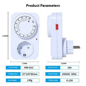 <span class=keywords><strong>Prise</strong></span> UE <span class=keywords><strong>Prise</strong></span> de Temps 24 Heures Minuterie Mécanique Cyclique 16A 220V Automatique Marche/Arrêt <span class=keywords><strong>Prise</strong></span> de Contrôle de Temps <span class=keywords><strong>pour</strong></span> la Cuisine - Product Image 5