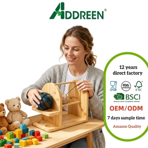 Soporte Magnético Premium de Madera Addreen para Hilos, Bobinas y Agujas de Tejer y Ganchillo - Product Image 1