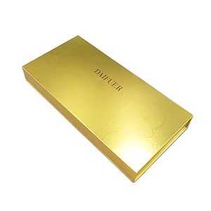 Caja de Regalo de Maquillaje con Cierre Magnético Dorado Reciclable con Logotipo Personalizado, Caja de Papel Rígida con Relieve y Laminado Mate para Empaque de Crema Facial - Product Image 3