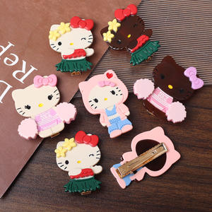 एटोंग प्यारा एनीमे हैलो किटी क्लोन क्लिप-लड़कियों के लिए कवी कार्टून बच्चों के बाल क्लिप, कस्टम लोगो के साथ एसिटेट फाइबर हेयर - Product Image 3