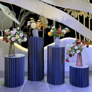 Yếu tố trang trí cột Roman gấp giấy Màn hình tròn phong cách Châu Âu cho tiệc cưới - Product Image 3