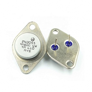 Transistor de alta potencia con sello dorado 2N3055, enchufe recto, tubo NPN de 15A, 100V, 115W, 5 uds. - Product Image 1