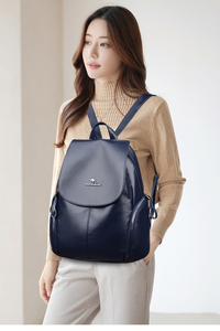 <span class=keywords><strong>Zaino</strong></span> in <span class=keywords><strong>pelle</strong></span> PU nera per <span class=keywords><strong>donna</strong></span> Borsa elegante, leggera e resistente per la scuola o il lavoro - Product Image 5