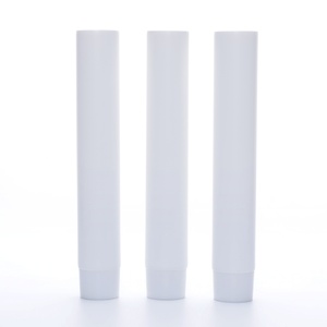 Wholesale Custom 10ml PET Soft Matte Nozzle Tube with Screw Cap Screen Printed Empty Beauty <b>Sunscreen</b> Cream Packaging - Product Image 1