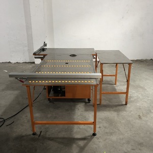 Sierra de mesa deslizante plegable simple tipo riel 220V para corte horizontal de paneles de <span class=keywords><strong>contrachapado</strong></span>, herramienta de carpintería para cortar madera - Product Image 5