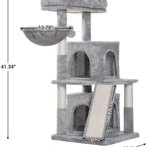 Factory Order Wholesale Pet Supplies cat Toys Climbing Frame Scratching Board cat Tree cat Bed Hammock Rack 105