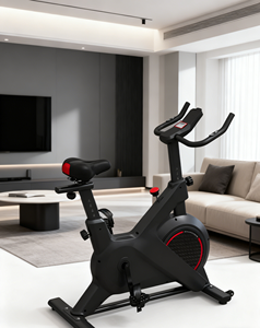 Vélo de spinning professionnel Tronzen magnétique en acier, design silencieux, écran LCD, volant d'inertie 6-13 kg, charge maximale 100 kg, revêtement en <span class=keywords><strong>laine</strong></span> - Product Image 4