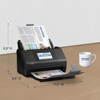 Scanner à plat sans fil A4 recto-verso Epson ES-580W pour usage bureautique avec écran tactile et numérisation hors ligne