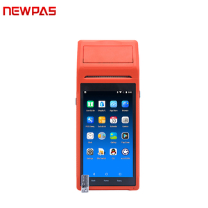 Newpas Android 8 1 cầm tay công nghiệp <span class=keywords><strong>PDA</strong></span> Máy Quét Mã Vạch xách tay Android điện thoại di động POS điện thoại thông minh Wifi được xây dựng trong máy in nhiệt - Product Image 2