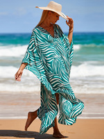 Léopard imprimé mode femmes robes de plage conception personnalisée maillots de bain maillots de bain robes de couverture pour les femmes