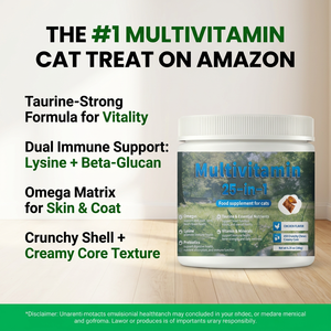 Suplemento Multivitamínico Cremoso 25 en 1 para Gatos con L-Lisina, Taurina y Omega 3, Suplemento para la Salud Felina - Product Image 2