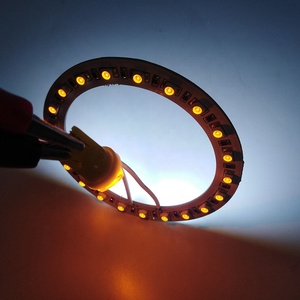 Autodragons Brillo Ajustable 194 # Anillo LED para Parachoques 555 T10 de Doble Cara con 29 LED de Color Blanco Frío y Amarillo - Product Image 5