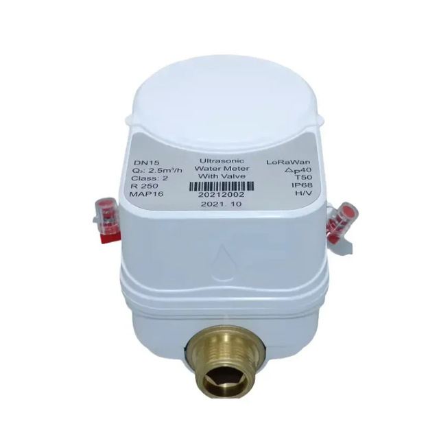 Electronic Prepaid Smart Wireless Water Meter with Valve Control IP68 OEM