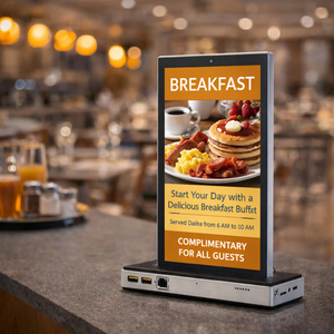 New Designed 10.1'' Dual Screen Smart Android 11 Touch Display POE NFC Tablet <b>PC</b> for Restaurant Hotel - Product Image 6