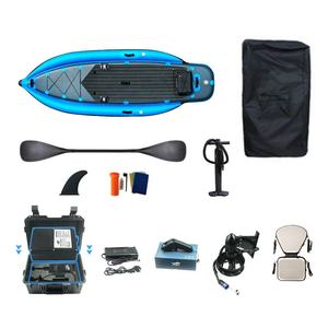 Không thấm nước điện Inflatable sup pin Powered động cơ hồ Thruster động cơ không chổi than vây máy bay phản lực canoe Mini Kayak Robot Thuyền - Product Image 5