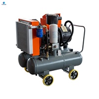 Compresseur d'air mobile à vis VFD Coolcube CCszdy75 55kW 75HP 8bar 116psi 10.5m³/min 371cfm Moteur à aimant permanent VSD