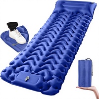 Matelas gonflable ultraléger Source avec pompe intégrée, imperméable, 4 saisons, pour le camping, la randonnée, sac de transport