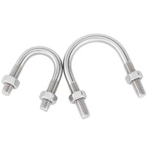 Soporte de Cable con Perno en U Antioxidante, Tornillo y Perno en U - Fijación Galvanizada de Aleación de Titanio y Zinc para Equipos Industriales - Product Image 1