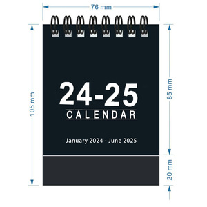 2025 Mini Sáng Tạo Đơn Giản Tiếng Anh Lịch Xách Tay Văn Phòng Máy Tính Để Bàn Đồ Trang Trí Hot <span class=keywords><strong>New</strong></span> Sản Phẩm Giấy Cho Bảng Tường Sử Dụng Với Đồng Hồ - Product Image 5