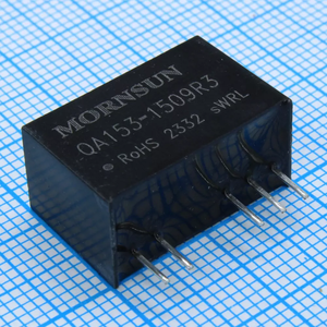 QA153-1509R3 DC converter 2เอาต์พุต15V -9V 100mA แยกโมดูล DC DC แบบ2เอาต์พุต15V -9V 100mA อินพุต13.5V-16.5V - Product Image 1