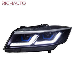 B MW E90 LED con DRL y señal de giro-Compatible con 2005-2012 3 Series 330i <span class=keywords><strong>320i</strong></span>-Lente del proyector B MW E90 Conjunto de faros - Product Image 6