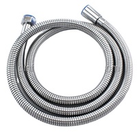 Tuyau flexible d'eau chaude, tuyau de douche d'eau flexible chromé s/s pour tuyau d'eau de salle de bain