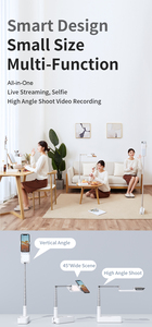 Có thể gập lại video TK vloging điền vào ánh sáng không dây 360 xoay chân máy ảnh tự sướng thanh - Product Image 2