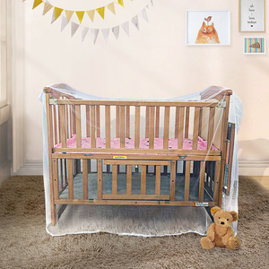 Nouveau design de tente moustiquaire carrée à baldaquin pliable en PE écologique pour bébés pour la protection contre les insectes - Product Image 3