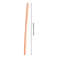 Paille souple en silicone de qualité alimentaire, détachable, large, découpable, lavable, réutilisable, portable, résistante à la chaleur, facile à nettoyer, flexible pour boire