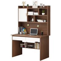 Escritorio de Madera Jiele JX-A09S, Librería Simple Integrada para el Hogar, Escritorio de Estudio para Estudiantes de Gran Capacidad, Escritorio para Computadora de Escritorio