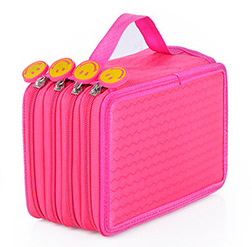 Besderwill công suất cao xách tay Túi bút với 3 ngăn vải bút chì Pouch trường hợp cho học sinh trung học và trẻ em Quà tặng - Product Image 6