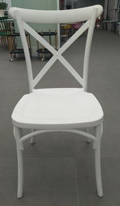 <span class=keywords><strong>Sedie</strong></span> Chiavari impilabili in resina effetto <span class=keywords><strong>legno</strong></span> <span class=keywords><strong>bianco</strong></span>, faggio e rovere, per bistrò, sala da pranzo, noleggio, matrimoni, con schienale a croce (X Crossback) - Product Image 2
