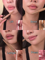 Crayon à lèvres de luxe en peptide mat de marque privée imperméable et résistant à la sueur en 11 nuances végétalien et sans cruauté