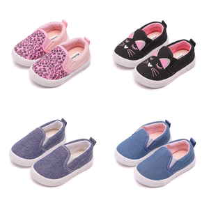 Chaussures décontractées en toile pour enfants, garçons et filles, style léopard, mocassins à enfiler - Product Image 2
