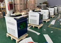Machine de nettoyage au laser à fibre haute puissance, décapant industriel pour la rouille et la peinture, pour la restauration des surfaces en acier inoxydable et en bois